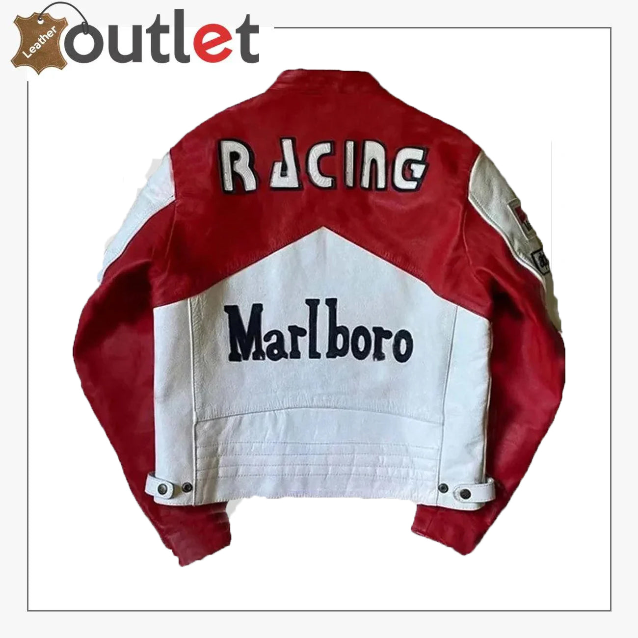 Vintage Marlboro Racing Leather Jacket