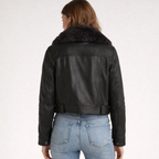Women's Black B3 RAF Shearling Jacket