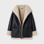 Damen B3 RAF Schaffell Piloten Shearling Lederjacke