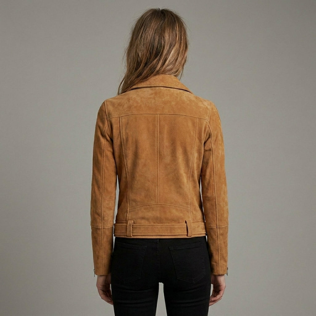 Women's Suede Leather Jacket