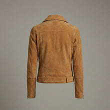 Laden Sie das Bild in den Galerie-Viewer, Women's Suede Leather Jacket
