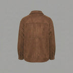 Women's Brown Suede Shacket