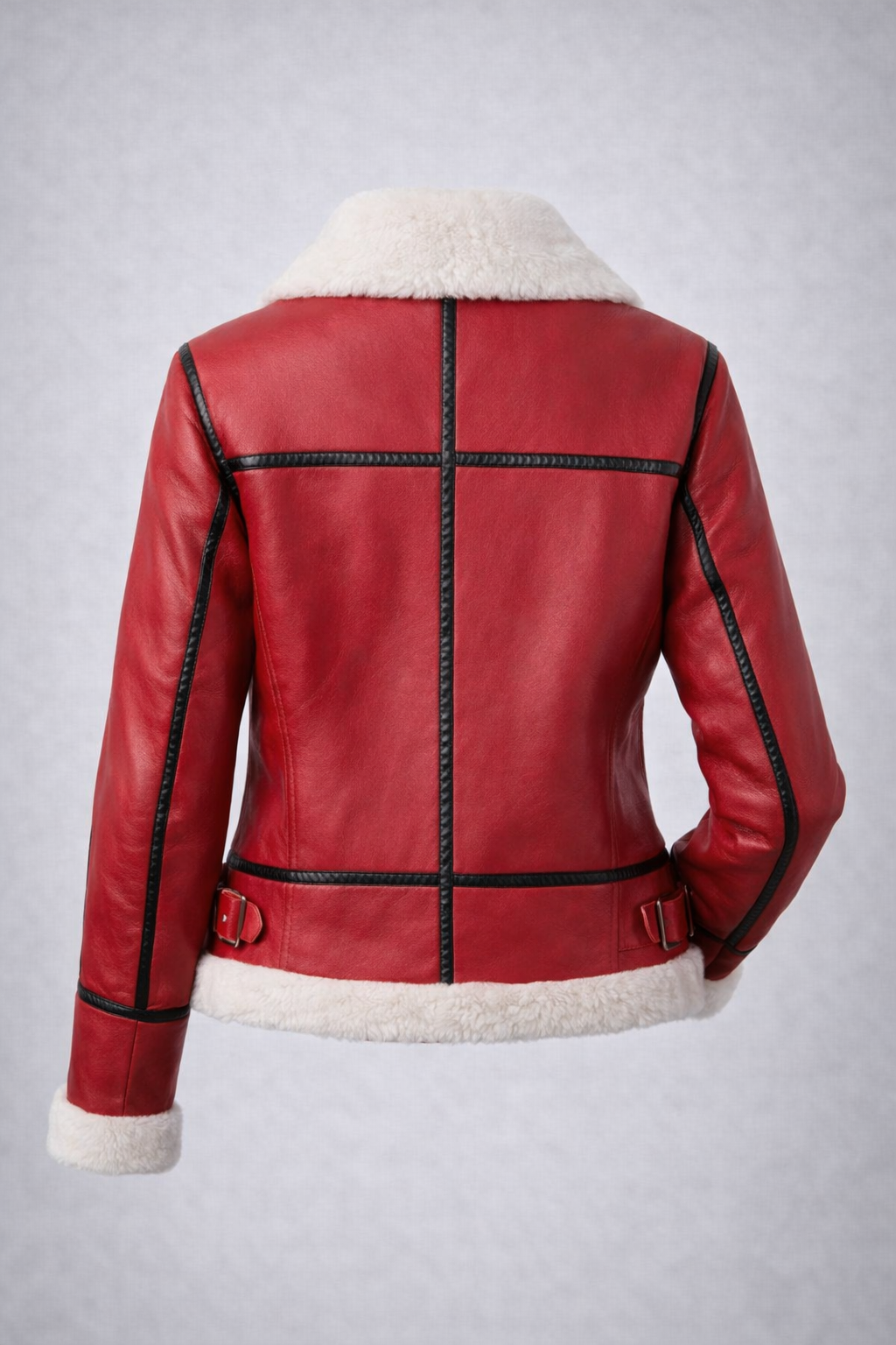 Women's Festive Shearling Aviator Jacket