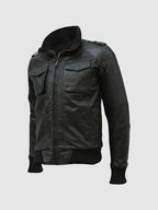 Klassische Lederjacke für Herren