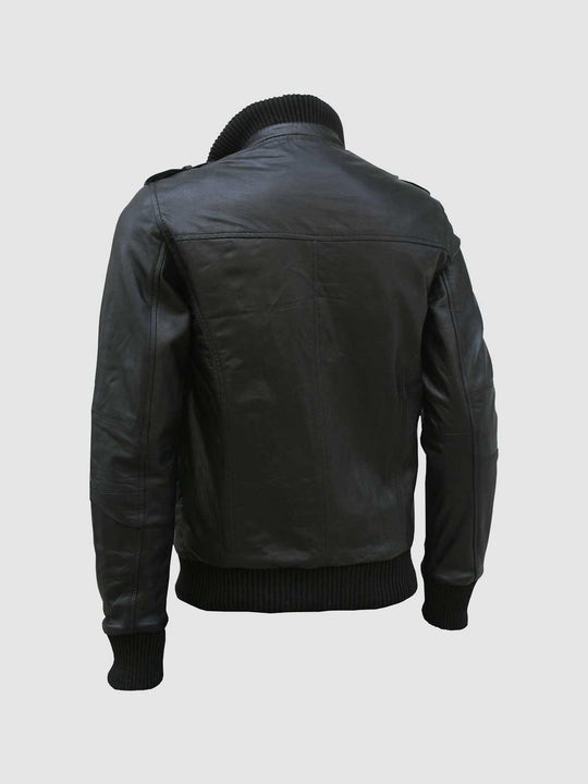 Klassische Lederjacke für Herren