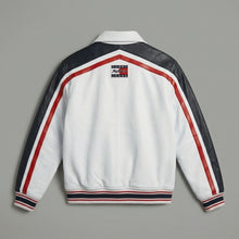Laden Sie das Bild in den Galerie-Viewer, Herren Sport-Lederbomberjacke – Moto Streetwear Stil
