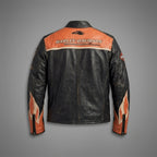Harley Davidson Screamin Eagle Vintage Racing Leather Jacket