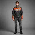 Harley Davidson Screamin Eagle Vintage Racing Leather Jacket