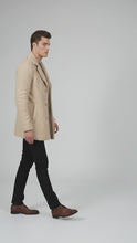 Load and play video in Gallery viewer, Men's Cream Vintage Jacket | Lightweight Mid-Season Outerwear – Leather Outlet
