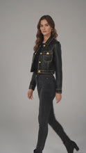 Load and play video in Gallery viewer, Commander Brown B-3 Leather Flight Jacket – Shearling Bomber Coat
