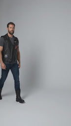 Indian Motorcycle Genuine Leather Vest – Classic Rider Edition