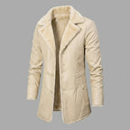 Men's Cream Vintage Jacket | Lightweight Mid-Season Outerwear – Leather Outlet