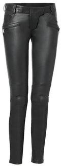 Women’s Black Lambskin Leather Pants