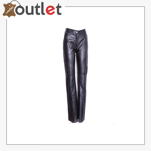  Womens Genuine Leather Pants 
