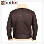 B3 Bomber Aviator Shearling Leather Jacket