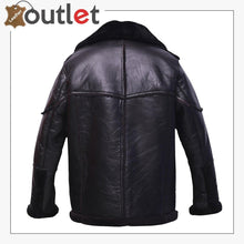 Load image into Gallery viewer, Men Pure Black Sheepskin Leather Jacket
