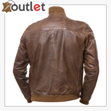 Load image into Gallery viewer, Men Tawny Brown Bomber Jacket
