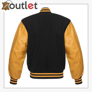 Black & Gold Varsity Jacket