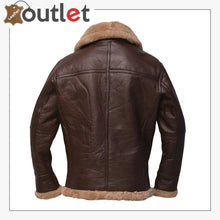Load image into Gallery viewer, Men Brown Sheepskin Leather Jacket
