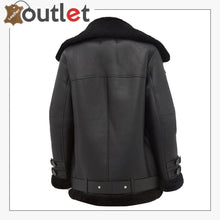 Load image into Gallery viewer, Women Pitch Black B3 Shearling Jacket
