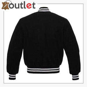 Black Fleece Varsity Jacket