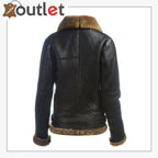 Women B3 Bomber Shearling Leather Jacket