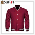Baseball Styles Varsity Leather Jacket For Men