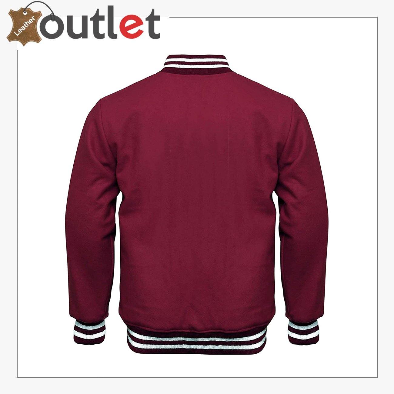 Baseball Styles Varsity Leather Jacket For Men