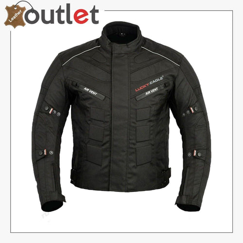 Black 6 Packs Design Motorcycle Jacket