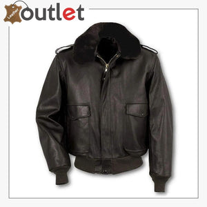Bomber Lambskin Leather Jacket