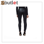 00s Leather Pants Black Leather