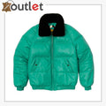 Classic Style V Bomber Leather Jacket - Leather Outlet