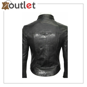  Men's Genuine Lambskin Leather Shirt, Unisex Shirt, Leather