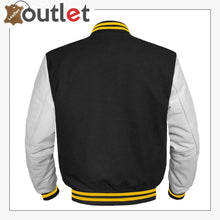 Load image into Gallery viewer, College Baseball Women Wool Leather Varsity Jacket
