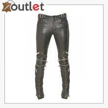 Load image into Gallery viewer, Electric Zipper Mono Leather Pants
