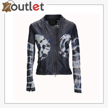 Load image into Gallery viewer, Fashion Women Printed Leather Jacket
