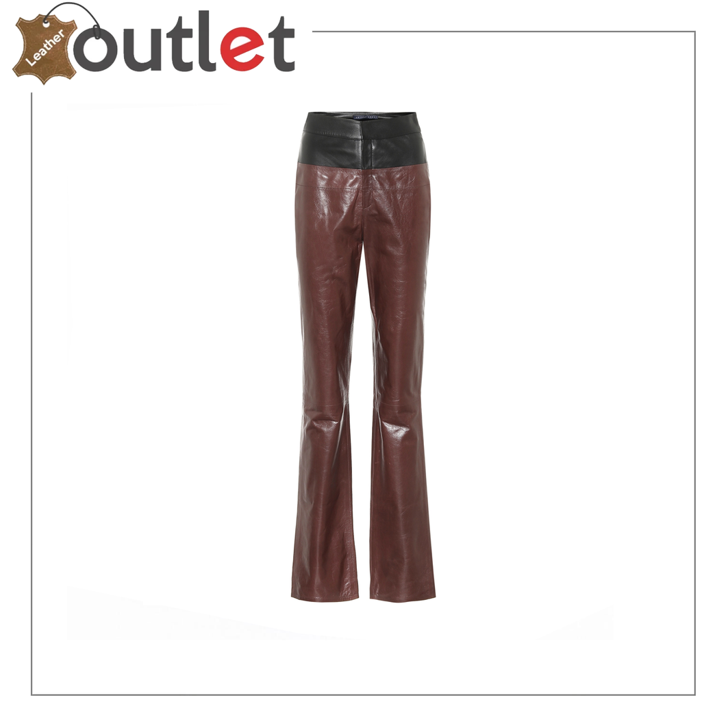 LET'S STAY TOGETHER LEATHER LACE UP PANTS