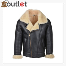Load image into Gallery viewer, Genuine Sheepskin B3 Leather Bomber Jacket for Men
