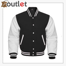 Load image into Gallery viewer, Genuine White Leather Sleeves Jacket For Men
