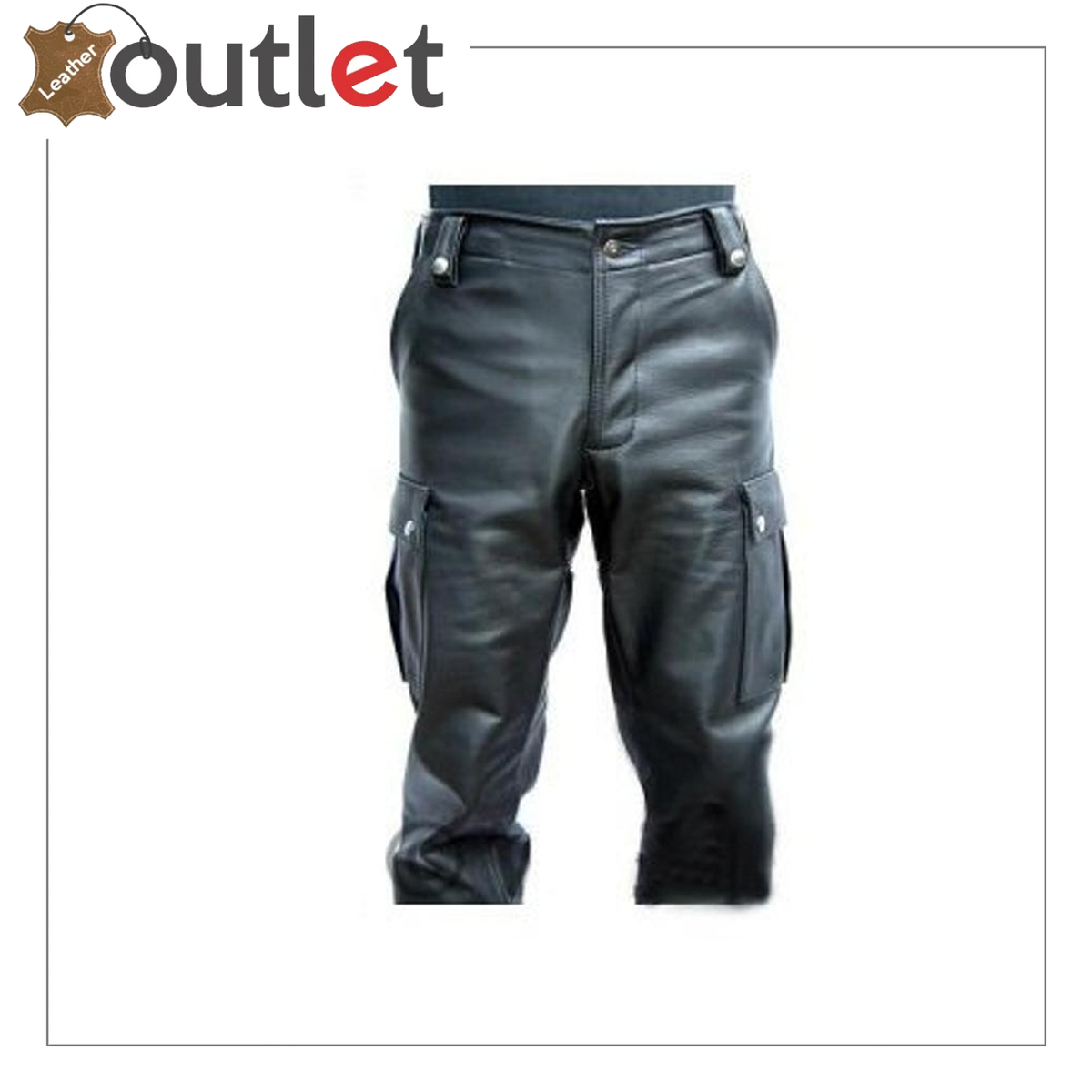 Mens handmade buckskin suede leather pants in natural tan, front view