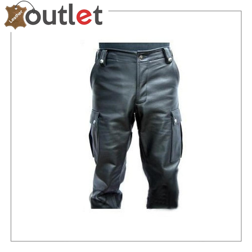 Men Slim Fit Genuine Leather Motorcycle Pants Zipper Wholesale Manufacturer  & Exporters Textile & Fashion Leather Clothing Goods with we have provide  customization Brand your own