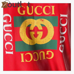 Womens Leather Bomber Jacket with Gucci Logo - Leather Outlet