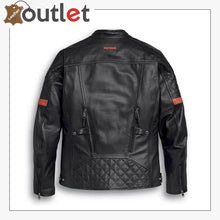 Load image into Gallery viewer, H-D Harley-Davidson Men&#39;s Triple Vent System Trostel Leather Jacket
