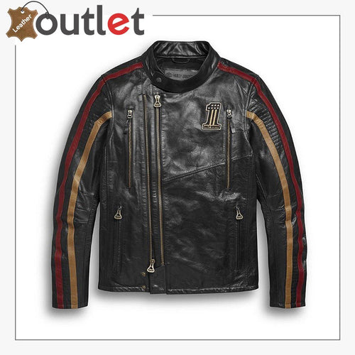 Harley-Davidson Men's Arterial Leather Riding Jacket