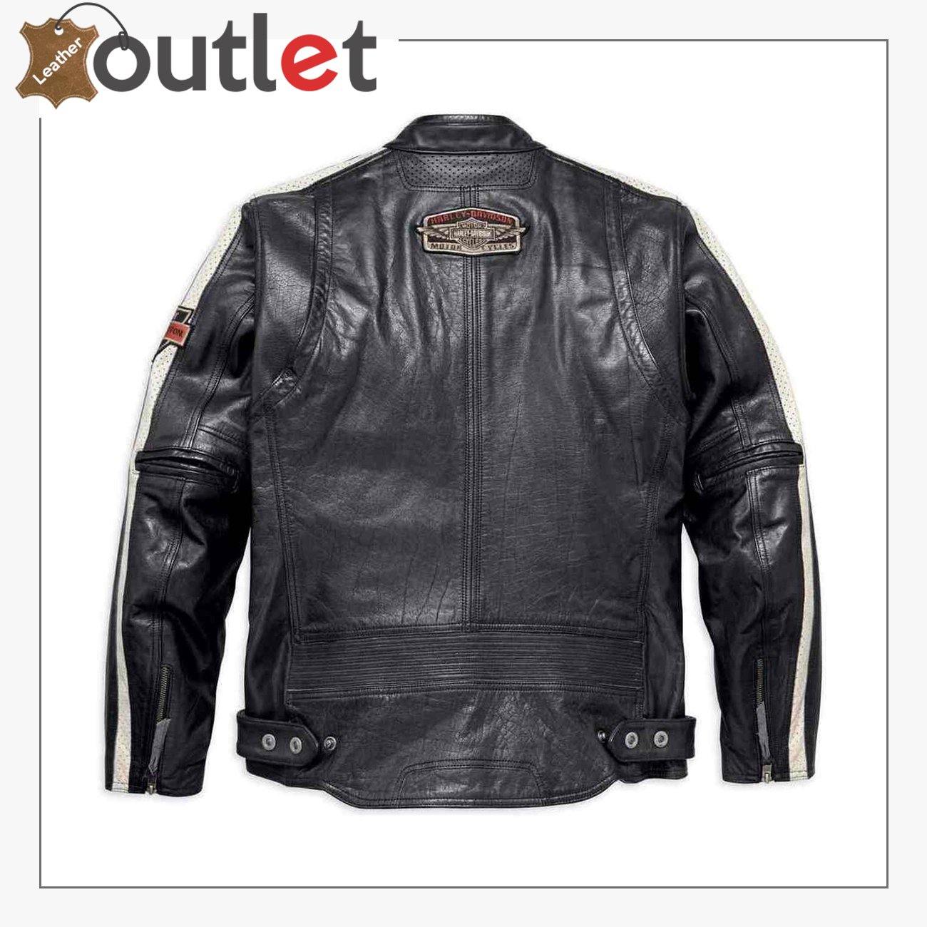 Harley-Davidson Men's Command Mid-Weight Leather Jacket - Leather Outlet