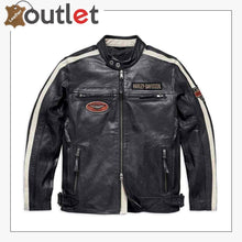 Load image into Gallery viewer, Harley-Davidson Men&#39;s Command Mid-Weight Leather Jacket - Leather Outlet
