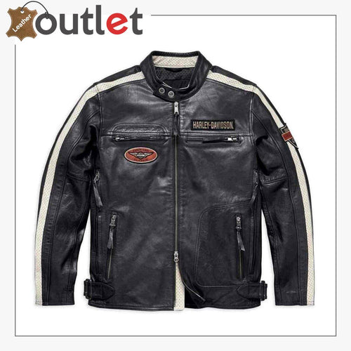 Harley-Davidson Men's Command Mid-Weight Leather Jacket - Leather Outlet