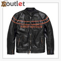 Harley-Davidson Men's Double Ton Slim Fit Leather Jacket