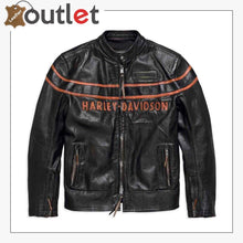 Load image into Gallery viewer, Harley-Davidson Men&#39;s Double Ton Slim Fit Leather Jacket
