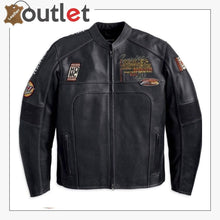 Load image into Gallery viewer, Harley Davidson Men’s Regulator Perforated Black Leather Jacket
